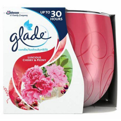 (D) Glade Candles Peony & Cherry 327367 120Gm