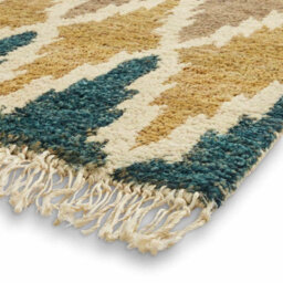 Multi Kilim Modern Easy To Clean Geometric Diningroom Bedroom And Living Room Rug-120Cm X 170Cm - thumbnail 4