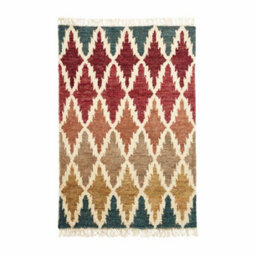 Multi Kilim Modern Easy To Clean Geometric Diningroom Bedroom And Living Room Rug-120Cm X 170Cm - thumbnail 5