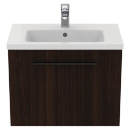 Ideal Standard I.life S Compact Matt Coffee Oak Effect Wall-Mounted Bathroom Vanity Unit (H) 440mm (W) 600mm - thumbnail 7