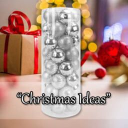 Christmas Bauble Decoration Hanging Tree Ornament X 40 6Cm Silver - thumbnail 5