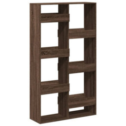 Berkfield Room Divider Brown Oak 100X33X175 Cm Engineered Wood - thumbnail 6
