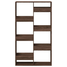 Berkfield Room Divider Brown Oak 100X33X175 Cm Engineered Wood - thumbnail 4