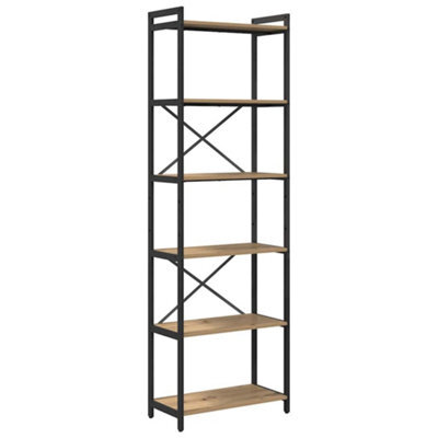Berkfield Modern Bookcase Artisan Oak 60 X 30 X 188 Cm Engineered Wood - image 1