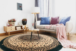 RugsX Wool Carpet Polonia Circle Witraż Stained Glass Emerald Circle 200 Cm - thumbnail 1
