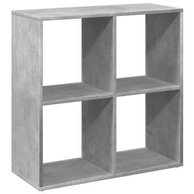 Berkfield Durable Room Divider Bookcase Concrete Grey 69.5X29X69.5 Cm Engineered Wood - image 1