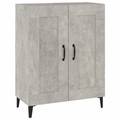 Vidaxl Sideboard Concrete Grey 69.5X34X90 Cm Engineered Wood - image 1
