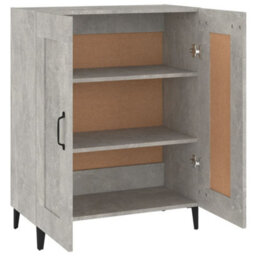 Vidaxl Sideboard Concrete Grey 69.5X34X90 Cm Engineered Wood - thumbnail 7