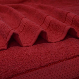 Casabella Towels Luxury 4 Pack Bath Sheets 100% Cotton Super Soft Quick Dry Highly Absorbent Bathroom Towels Red - thumbnail 7
