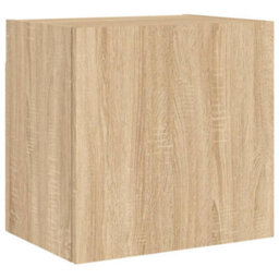 Berkfield Versatile 4 Piece Tv Wall Units Sonoma Oak Engineered Wood - thumbnail 6