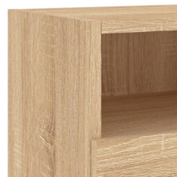 Berkfield Versatile 4 Piece Tv Wall Units Sonoma Oak Engineered Wood - thumbnail 9