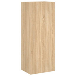 Berkfield Versatile 4 Piece Tv Wall Units Sonoma Oak Engineered Wood - thumbnail 8