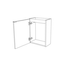 GoodHome Imandra Gloss Grey Single Wall-Mounted Bathroom Cloakroom Unit (H) 550mm (W) 436mm - thumbnail 5