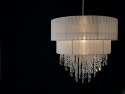 Luminosa Lighting Luminosa Twist Cylindrical Pendant Ceiling Light White 40X37.5Cm - thumbnail 2