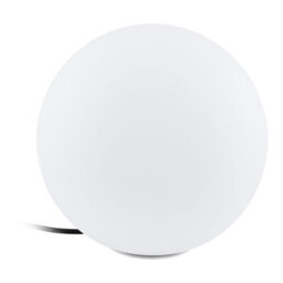 Ip65 Waterproof Outdoor Garden Ball Light With 40W E27 Bulb - 300mm White Globe - thumbnail 1