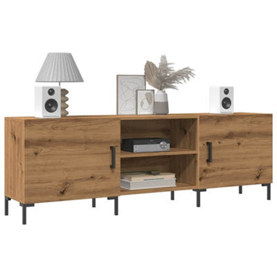 Berkfield Tv Cabinet Artisan Oak 150X30X50 Cm Engineered Wood - image 1