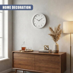 Sliver Wall Clock Hidden Safe Secret Compartment Box - thumbnail 5