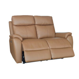Aspire Kingsmere 3 + 2 + 1 Power Recliner Sofa Suite In Real Leather, Tan - thumbnail 3