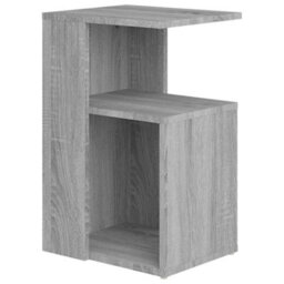 Vidaxl Side Table Grey Sonoma 36X30X56 Cm Engineered Wood - thumbnail 2