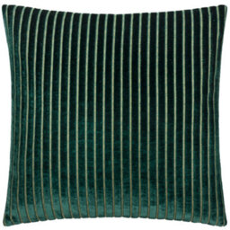 Paoletti Savoy Stripe Velvet Cushion Cover 50Cm X 50Cm - thumbnail 1