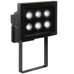 Ranex Xq-Lite 6 Led Black Flood Light Outdoor Garden Wall Security Lamp Xq1011 - thumbnail 2