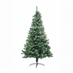 Shatchi 10Ft Prelit Green Alaskan Pine Christmas Tree Cool White Leds - thumbnail 4