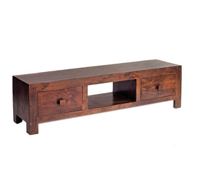 Loft Mango Dark Wood Tv Stand Plasma Lcd Media Tv Stand - image 1