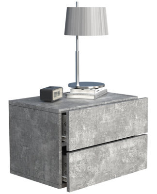 Vcm Wooden Wall Hanging Bedside Table Usal L 45 Cm - image 1