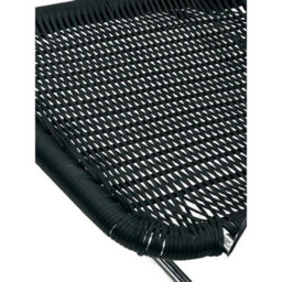 1Pc Black Rattan Stacking Armchair   Bistro Outdoor Chair - thumbnail 5