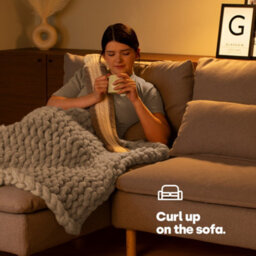 Livivo Ski Knit Long Hot Water Bottle - thumbnail 3
