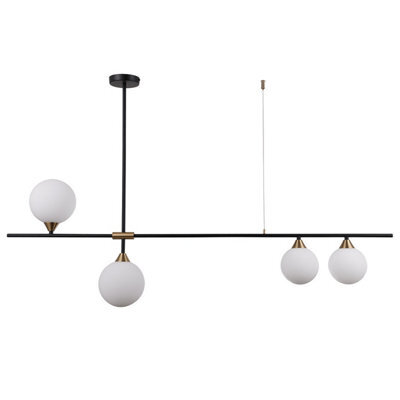 Luminosa Lighting Luminosa Belmonte Modern 4 Light Bar Pendant Ceiling Light, G9
