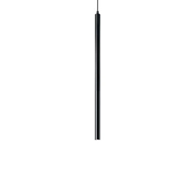 Ideal Lux Ultrathin Led 1 Light Slim Ceiling Pendant Black