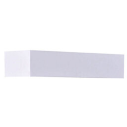 Harper Living Ceramic Rectangle Wall Light, White Paintable Uplighter G9 Socket (No Bulb) - thumbnail 3