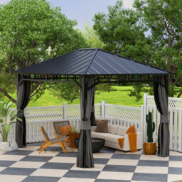 Outsunny 3 X 4 M Hardtop Gazebo With Galvanised Steel Roof And Sides - thumbnail 9