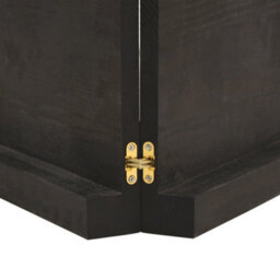 Berkfield Table Top Dark Brown 200X50X(2-6) Cm Treated Solid Wood Oak - thumbnail 7