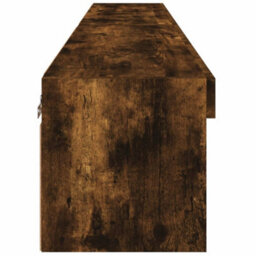 Walplus Tv Cabinets With Led Lights 2 Pcs Smoked Oak 80X30X30 Cm - thumbnail 9