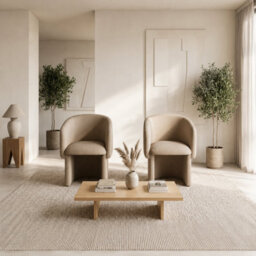 Where Saints Go Ltd Soho Dining Chair, Mocha Brown Fabric, Fully Upholstered Frame By Where Saints Go - thumbnail 2