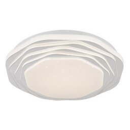 Luminosa Lighting Luminosa Flordelis 38Cm Integrated Led Semi Flush Ceiling Light White Matt Led 3000-6000K - thumbnail 9