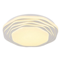 Luminosa Lighting Luminosa Flordelis 38Cm Integrated Led Semi Flush Ceiling Light White Matt Led 3000-6000K - thumbnail 5