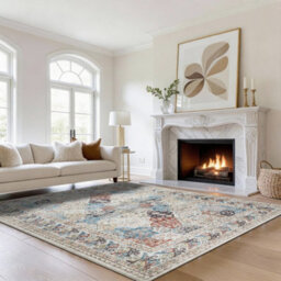 Bedlooms Coastal Cashmere Rug 120X170Cm, Modern Area Rug, Anti Slip, Stain Resistant, Bed & Dining Room Carpet - thumbnail 9