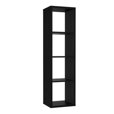 Furniture To Go Mauro 3 Shelves Storage Unit In Matt Black - image 1