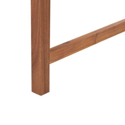 Beliani Garden Bench With Cushion Vivara 180 Cm Certified Acacia Wood Dark Red - thumbnail 7