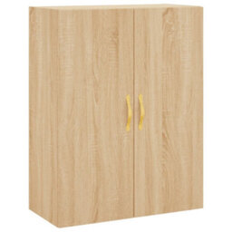 Berkfield Wall Mounted Cabinets 2 Pcs Sonoma Oak 69.5X34X90 Cm - thumbnail 5