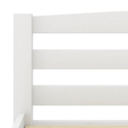 Berkfield Bed Frame White Solid Pinewood 200X200 Cm - thumbnail 5
