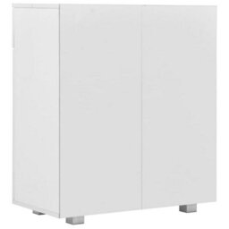 Vidaxl Sideboard High Gloss White 71X35X80 Cm Engineered Wood - thumbnail 5