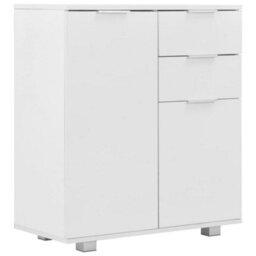 Vidaxl Sideboard High Gloss White 71X35X80 Cm Engineered Wood - thumbnail 2