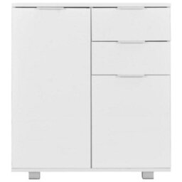 Vidaxl Sideboard High Gloss White 71X35X80 Cm Engineered Wood - thumbnail 3