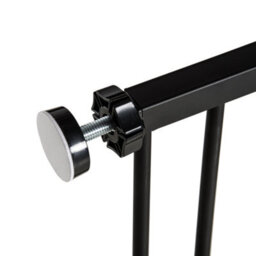 Pawhut Pressure Fitted Pet Dog Safety Gate Metal Fence 76 Cm Tall, Black - thumbnail 8