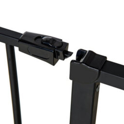 Pawhut Pressure Fitted Pet Dog Safety Gate Metal Fence 76 Cm Tall, Black - thumbnail 9