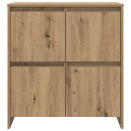 Berkfield Sideboard Artisan Oak 70 X 41 X 75 Cm Engineered Wood - thumbnail 6